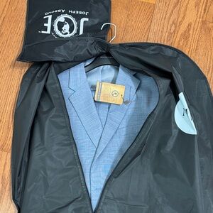 Joseph Abboud Sky Blue washable Suit Jacket and pant NWT from Men’s Warehouse.
